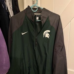 Brand new never worn Michigan State varsity quarter zip